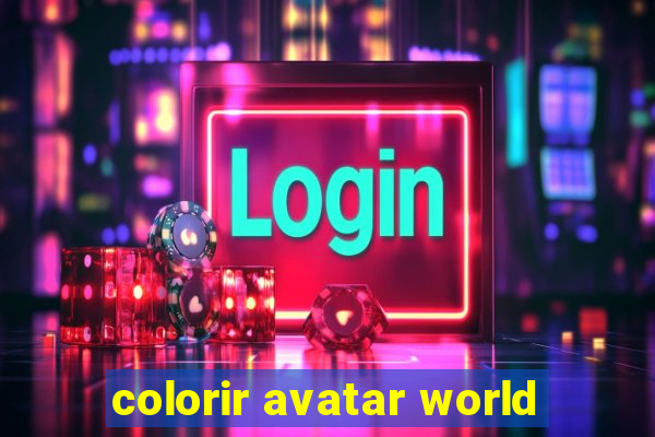 colorir avatar world